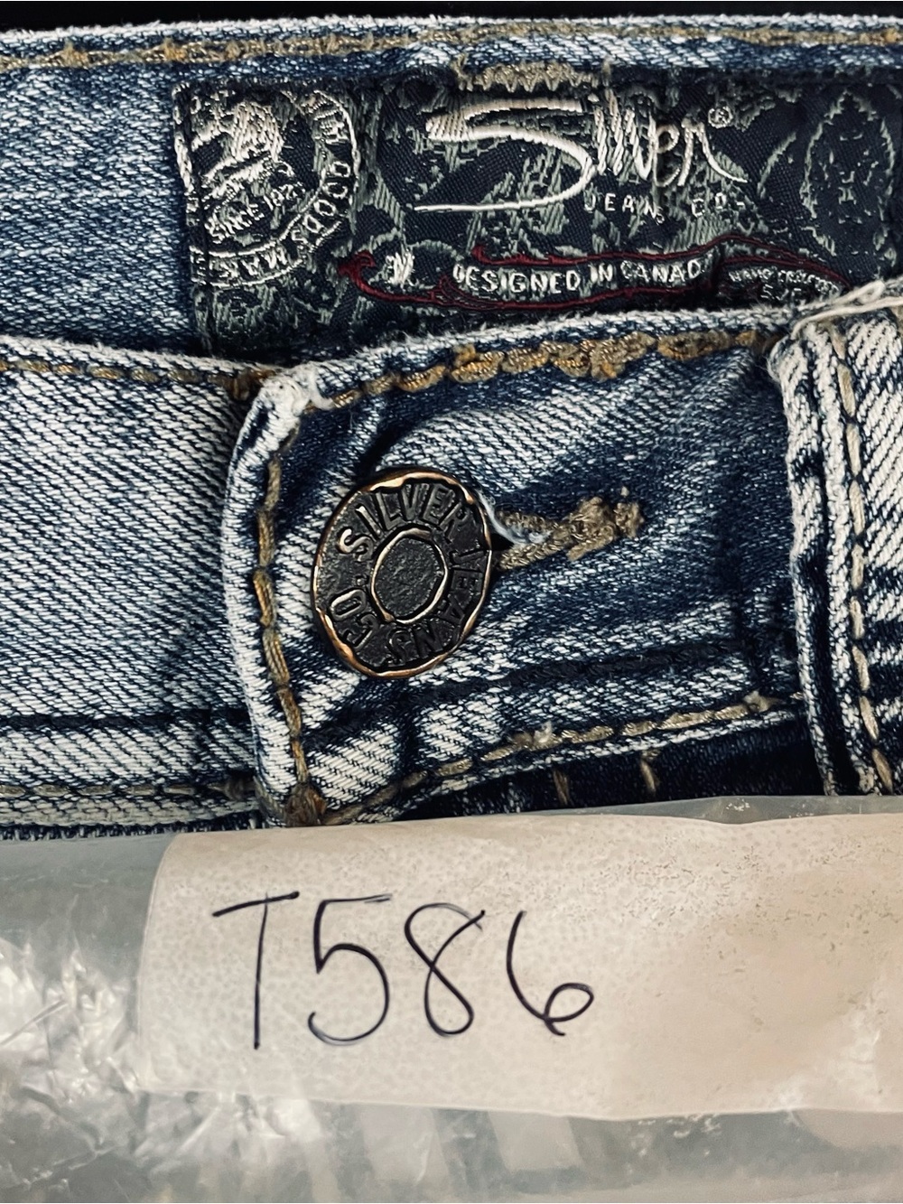 Silver ZAC Jeans Men 30x32 Blue Straight Relaxed Cowboy Western Denim T586 - Picture 14 of 14